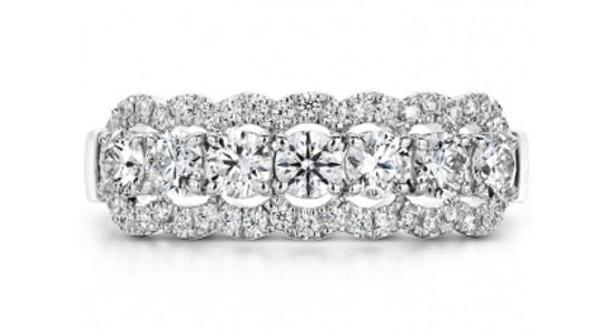 a white gold diamond fashion rings from Hearts On Fire