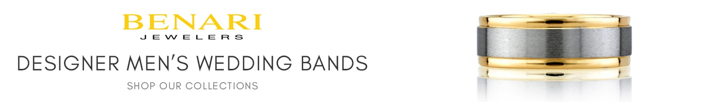 Shop our Designer Men's Wedding Bands collection